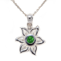 Fiore Pendant - 14k White Gold
