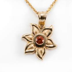 Fiore Pendant - 14k Yellow Gold