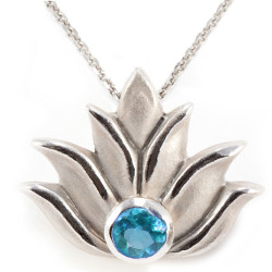 Lotus Pendant – Petite – Sterling Silver