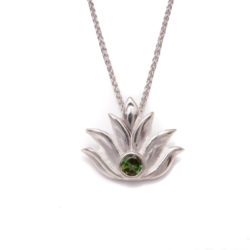 Lotus Pendant – Petite – Sterling Silver
