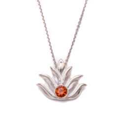 Lotus Pendant – Petite – Sterling Silver