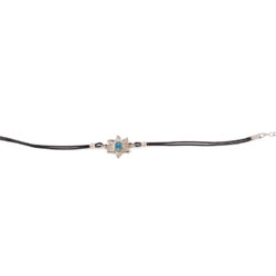 Libra Bracelet - Gunmetal Leather