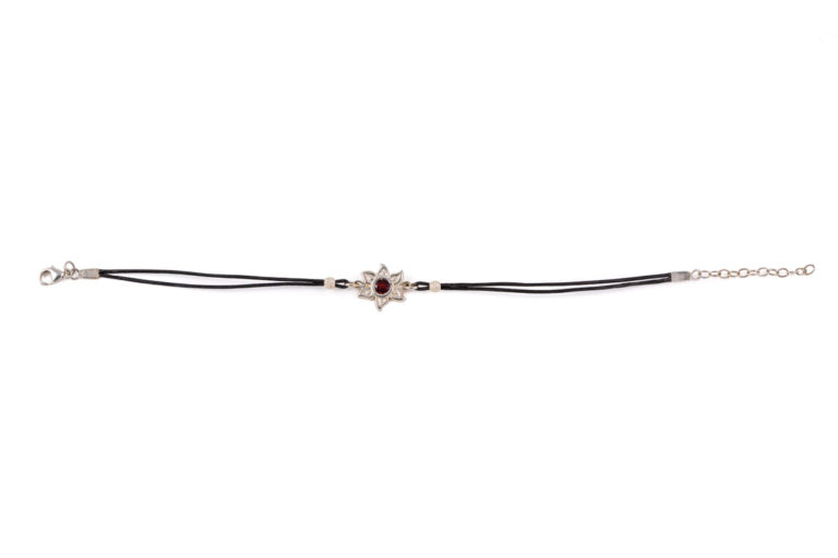Libra Bracelet - Gunmetal Leather
