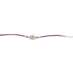 Libra Bracelet - Violet Leather