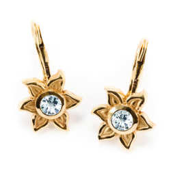 Fiore Earrings-14K Yellow Gold