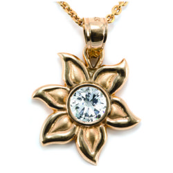 Fiore Pendant - 14k Yellow Gold
